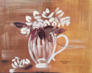 Jarro de Flores Brancas